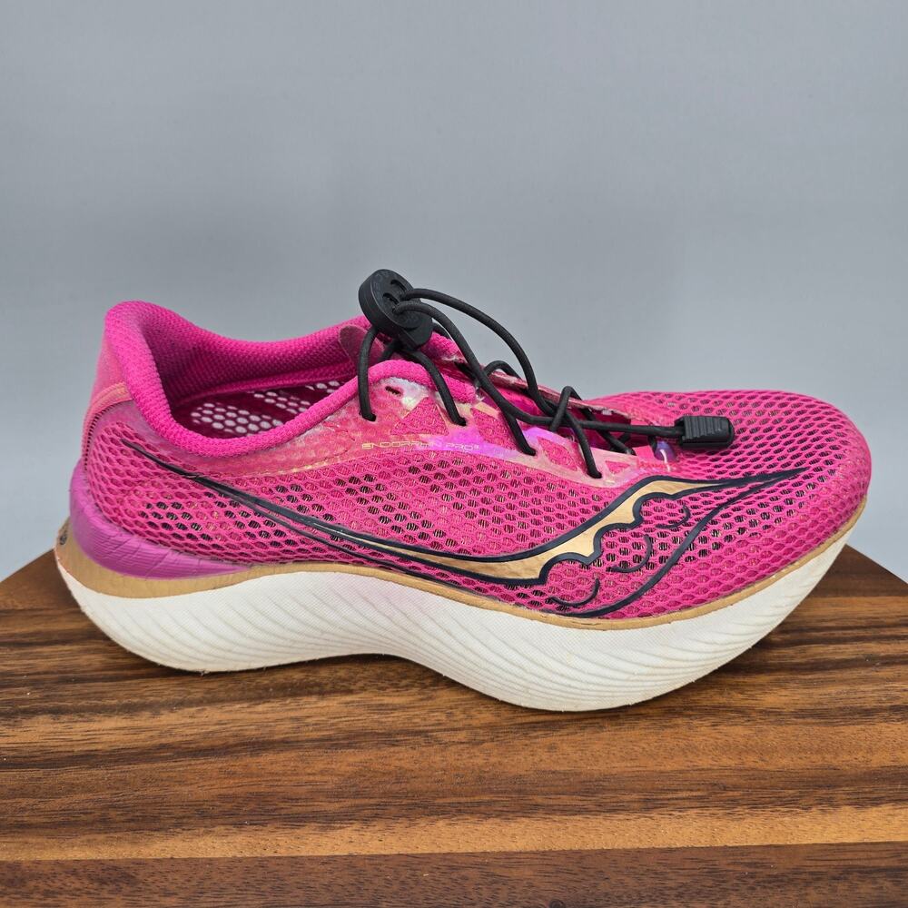 Saucony Endorphin Pro 3 Shoes Men's 7.5 Pink Low Top Athletic Running Sneakers